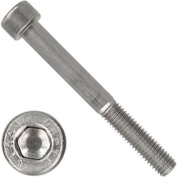Болт (винт) с внутренним шестигранником и цилиндрической головкой DIN 912 М20х140 нержавеющая сталь А4